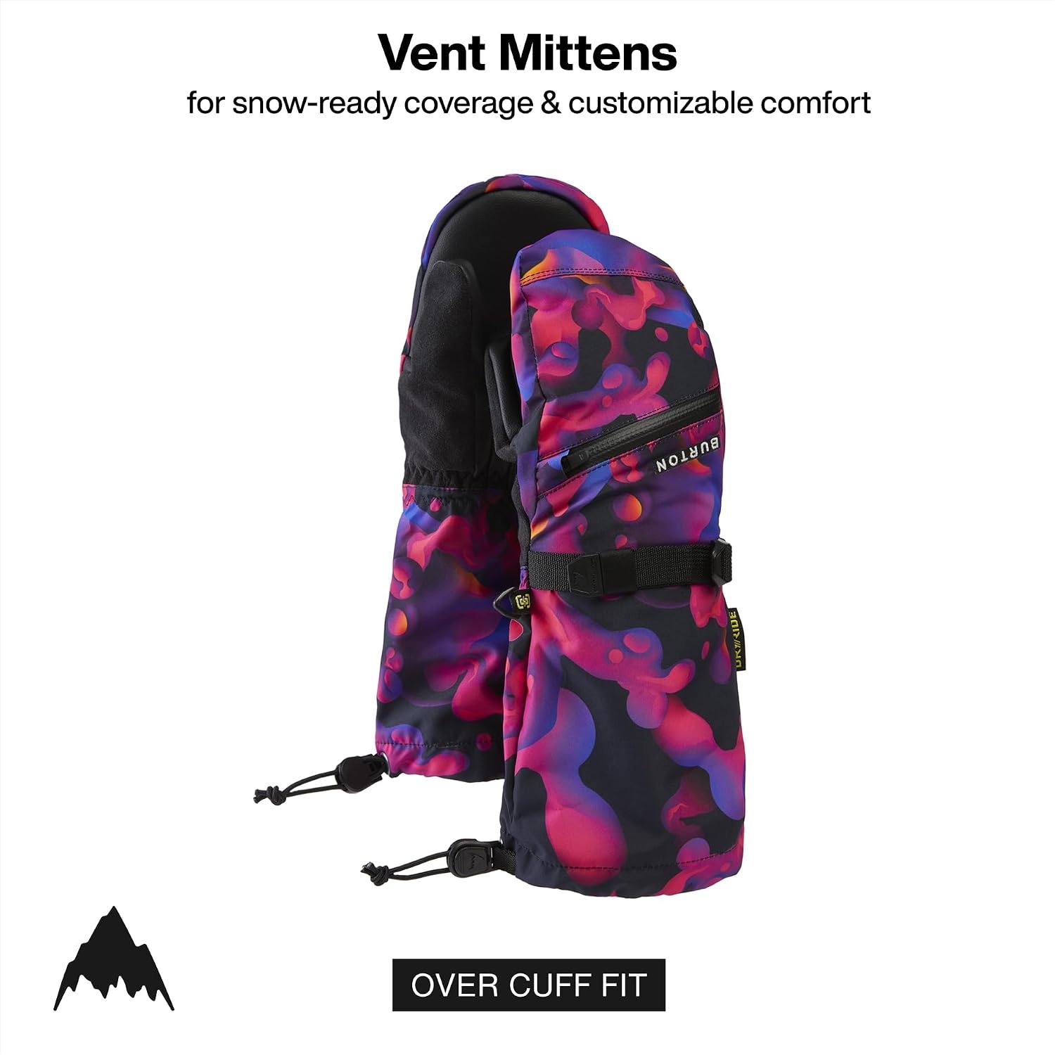 image:imageBurton Kids Vent Insulated Mittens Waterproof Winter Snowboard Mittens for Boys amp GirlsLava Lamp