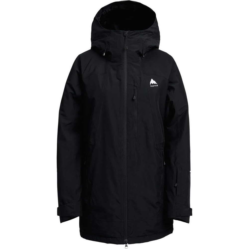 image:imageBurton Womens Reserve 2Layer Insulated Jacket Waterproof Winter Snowboard Jacket with Helmet Compatible HoodTrue Black