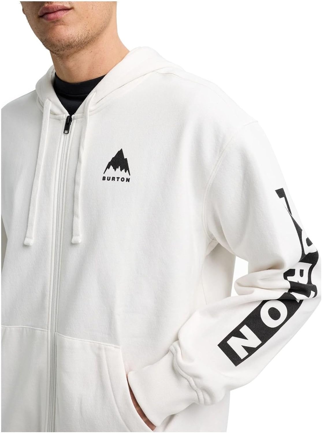 image:imageBurton Mens Elite Full Zip HoodieStout White