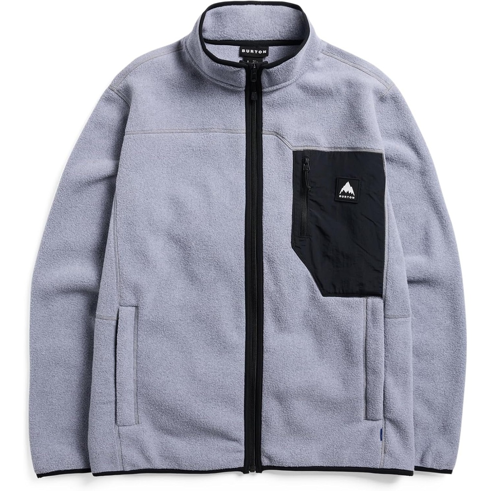 image:imageBurton Mens Mens Cinder Fullzip FleeceGray Heather