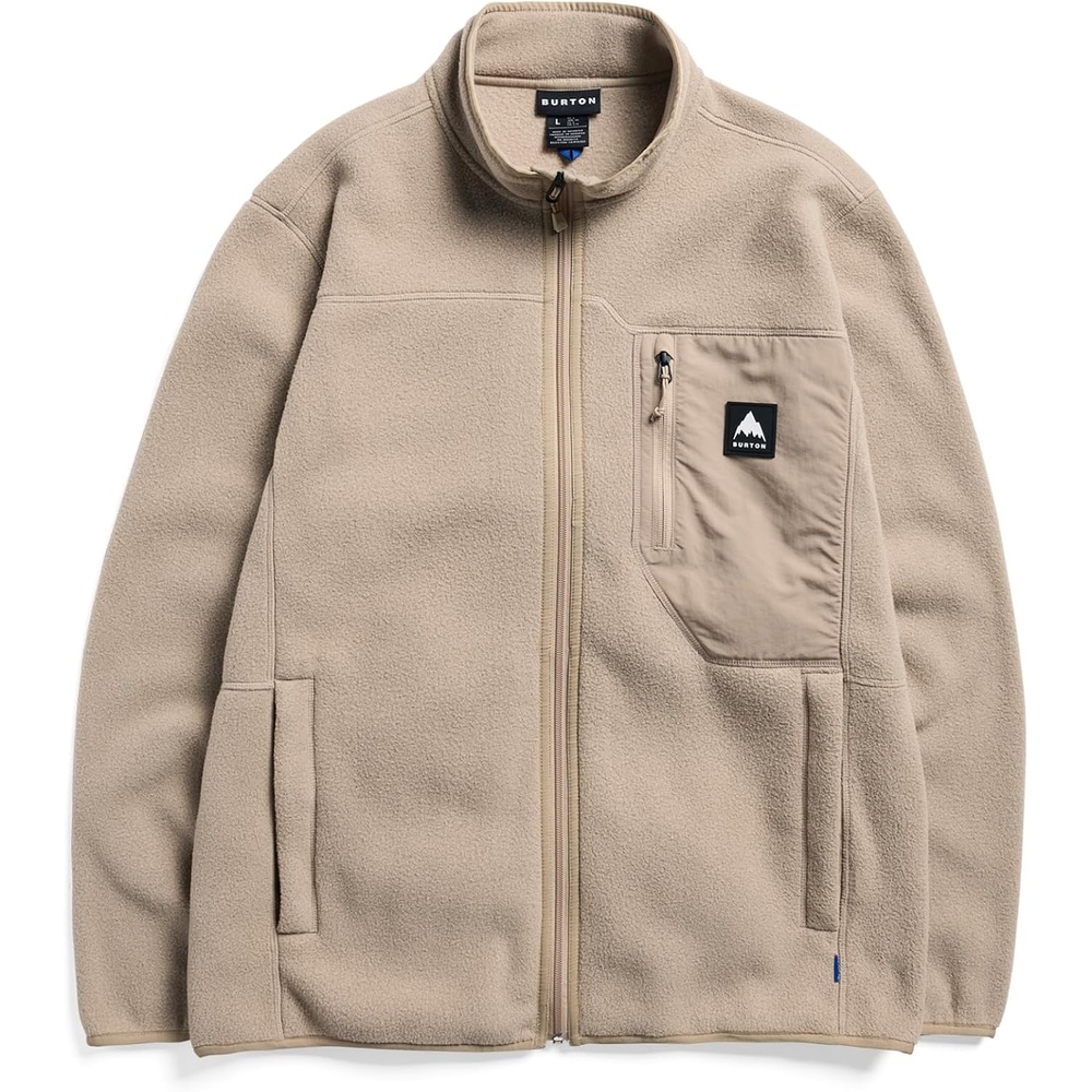 image:imageBurton Mens Mens Cinder Fullzip FleeceSummit Taupe