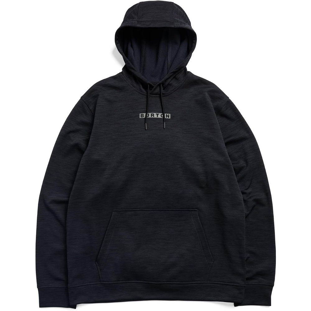 image:imageBurton Mens Oak Pullover Hoodie True Black Heather Large