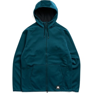 Burton Men’s Crown Weatherproof Water-Resistant Bonded Full-Zip Fleece(Atlantic Teal)