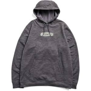 Burton Men’s Oak Pullover Hoodie, Gotham Gray Htr, Large