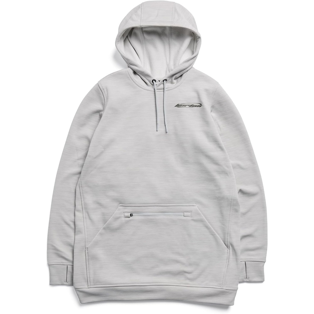 image:imageBurton Womens Oak Long Pullover Hoodie Gray Cloud Htr Medium