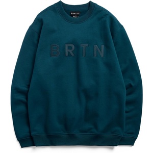 Burton Men’s BRTN Crew Sweatshirt, Atlantic Teal, Medium