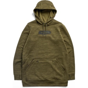 Burton Women’s Oak Long Pullover Hoodie, Dried Moss Heather, Small