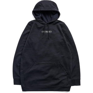 Burton Women’s Oak Long Pullover Hoodie, True Black Heather, Medium