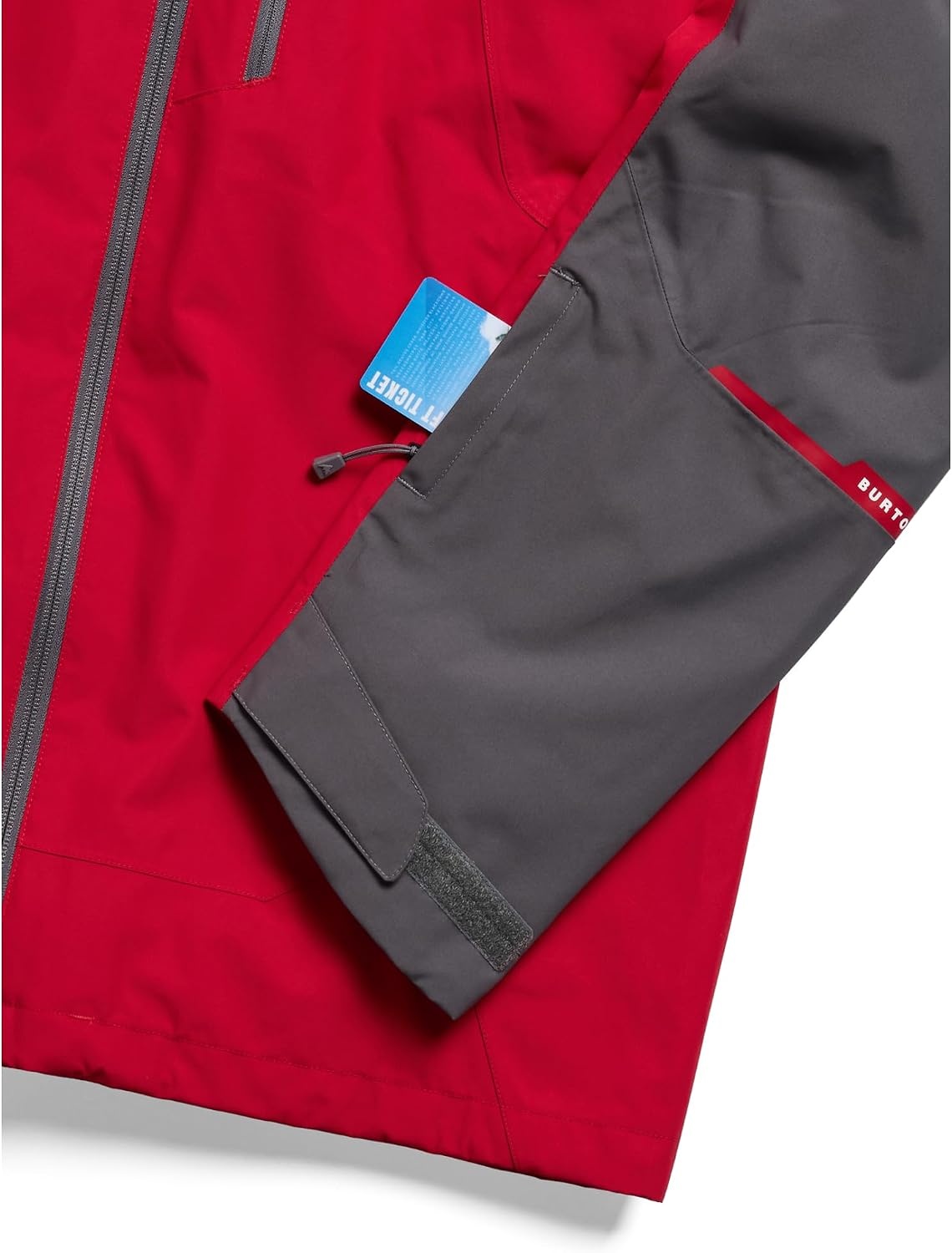 image:imageBurton Mens Reserve 2Layer Shell Jacket Waterproof Winter Snowboard Jacket for Layering with Hood amp Tech PocketsGotham GrayGeranium Red