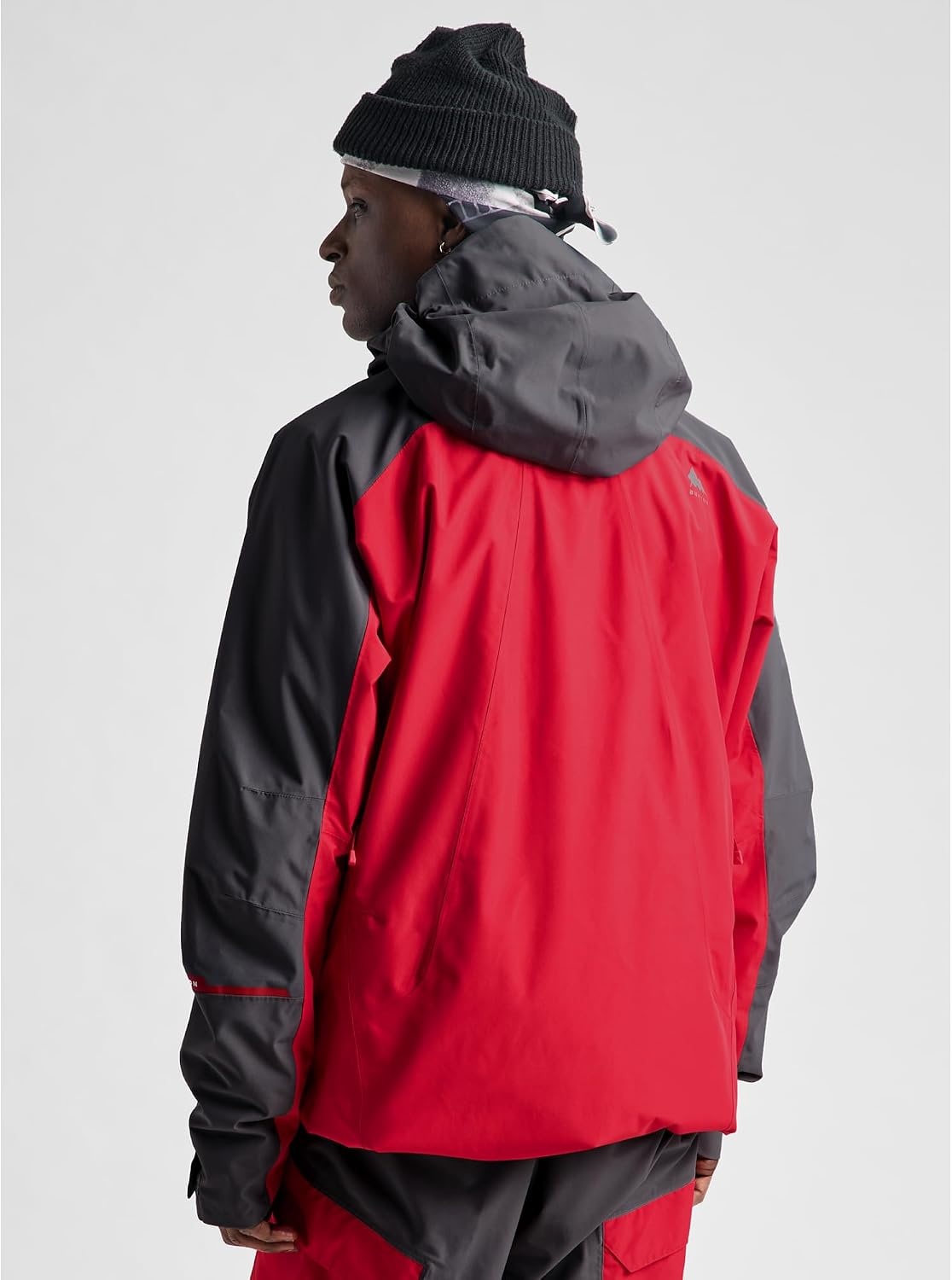 image:imageBurton Mens Reserve 2Layer Shell Jacket Waterproof Winter Snowboard Jacket for Layering with Hood amp Tech PocketsGotham GrayGeranium Red