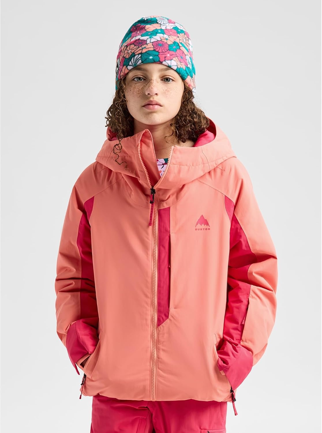 image:imageBurton Kids Hillslope 2Layer Insulated JacketPeach EchoAzalea Pink
