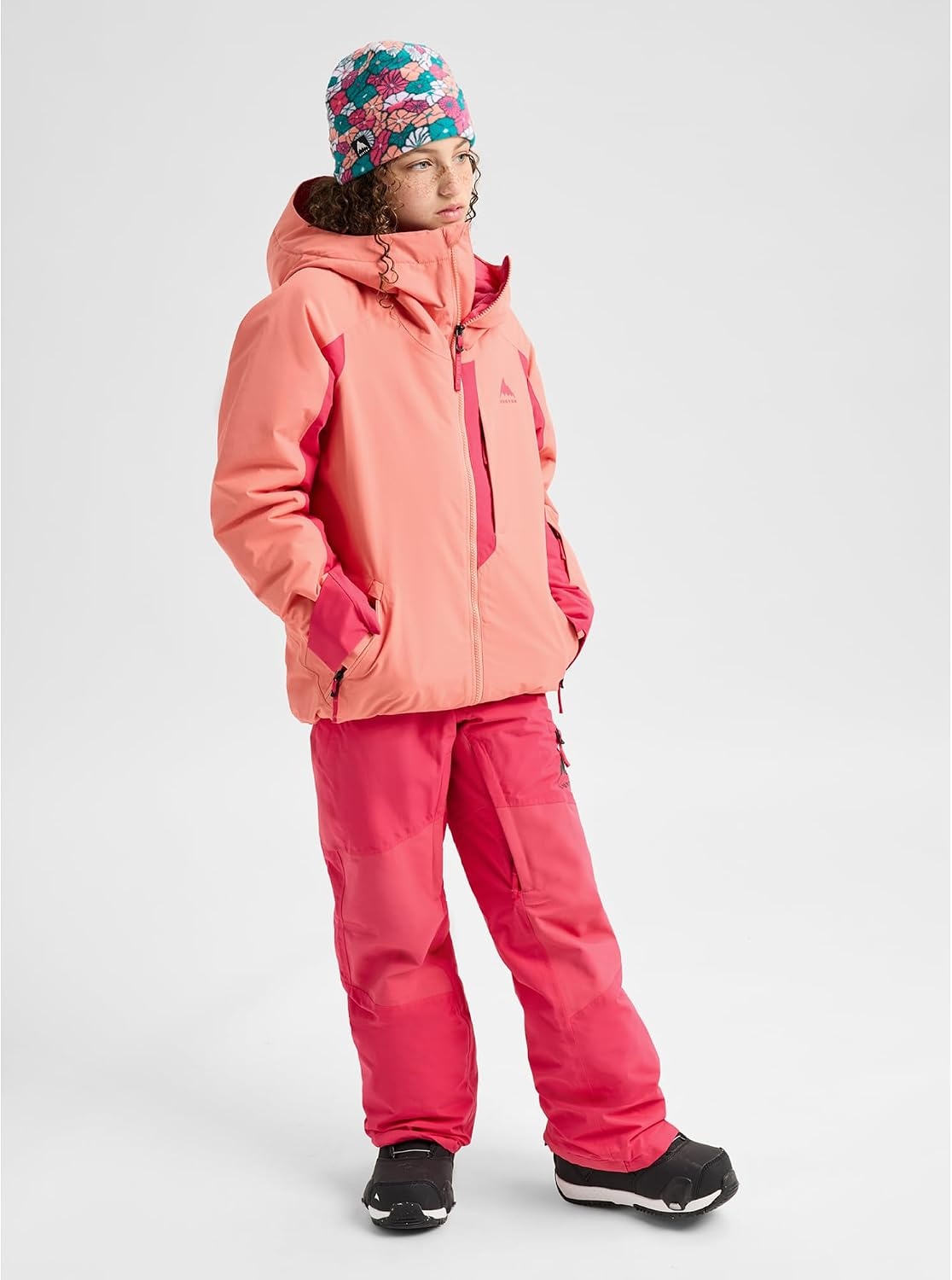 image:imageBurton Kids Hillslope 2Layer Insulated JacketPeach EchoAzalea Pink