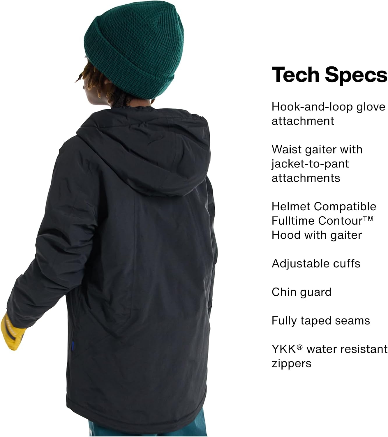 image:imageBurton Kids Hillslope 2Layer Insulated JacketTrue Black