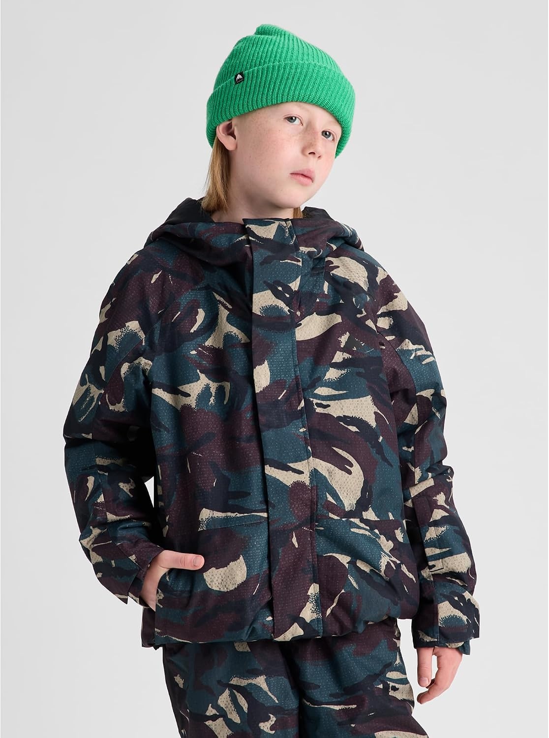 image:imageBurton Kids Skimmer 2L Jacket Seersucker Camo Small