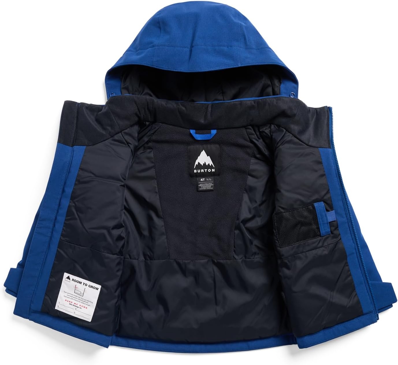 image:imageBurton Toddlers Hillslope 2Layer Insulated Jacket Waterproof Winter Coat for Boys amp Girls with Room to Grow SystemTwilight Blue