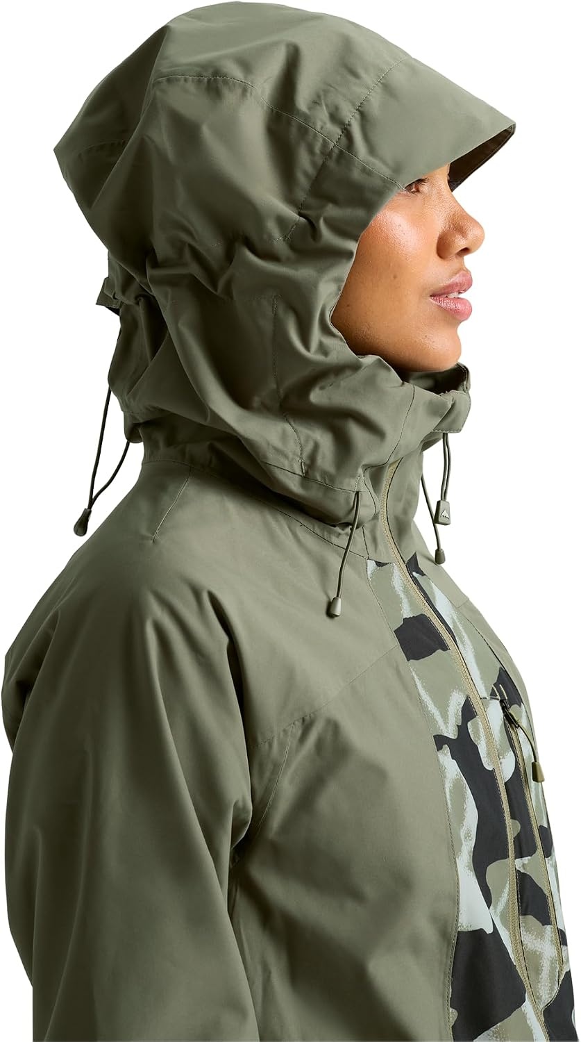 image:imageBurton Womens Reserve 2L Jacket True Black LForest Moss Graffiti Camo