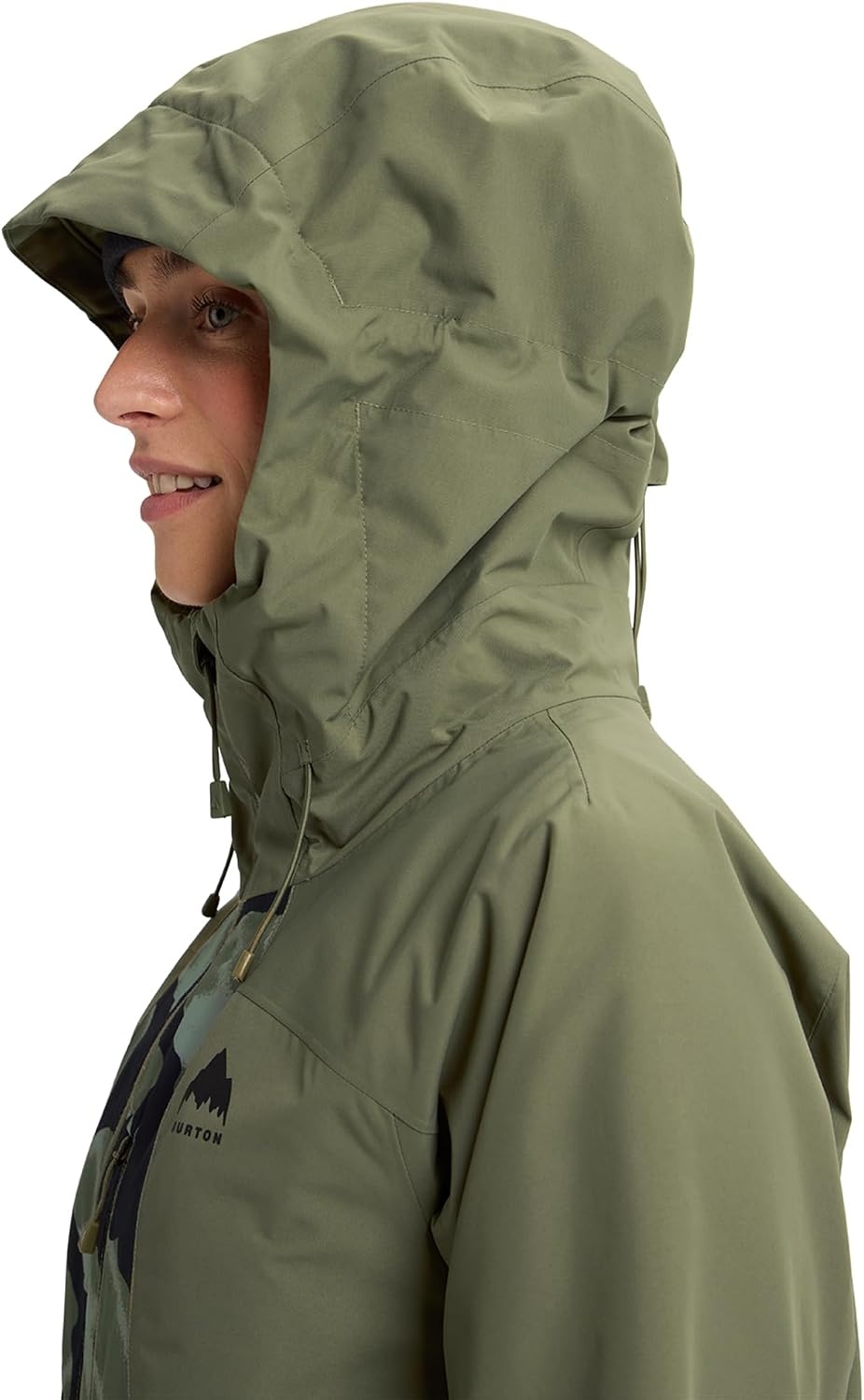 image:imageBurton Womens Reserve 2L Jacket True Black LForest MossGraffiti Camo