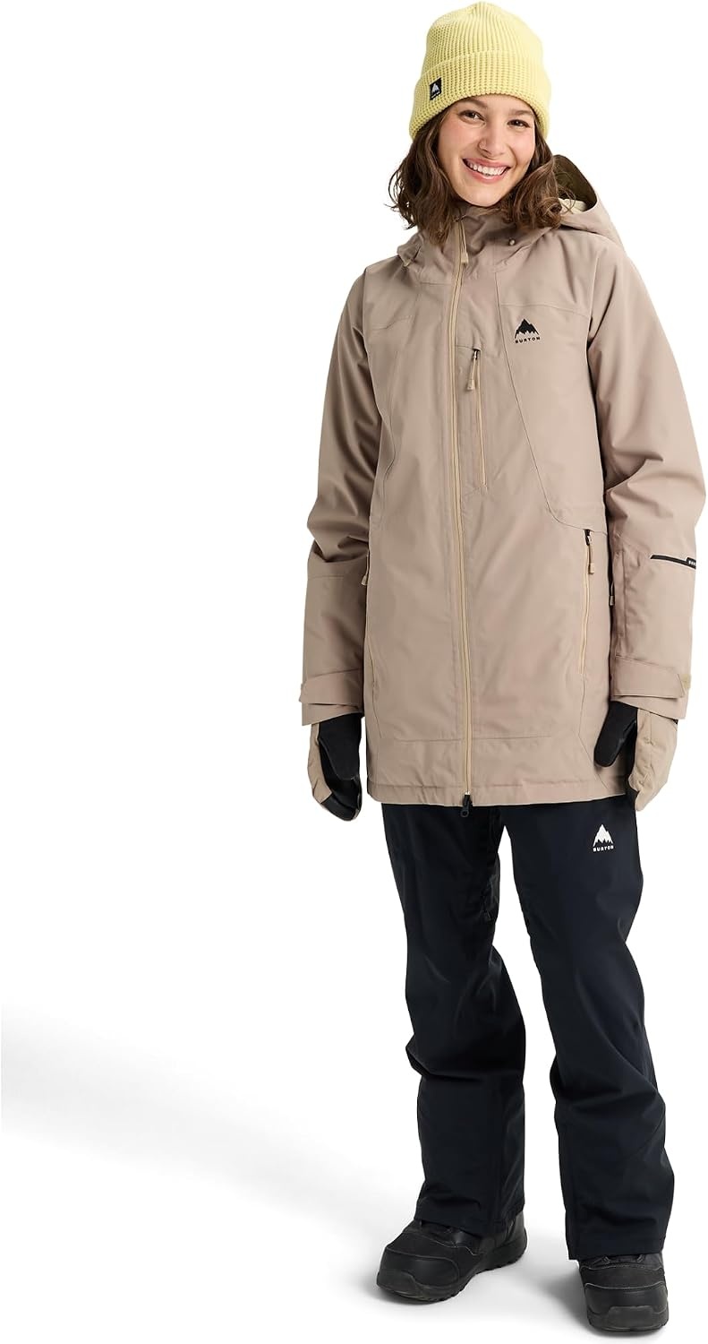 image:imageBurton Womens Reserve 2L Jacket True Black LSummit Taupe