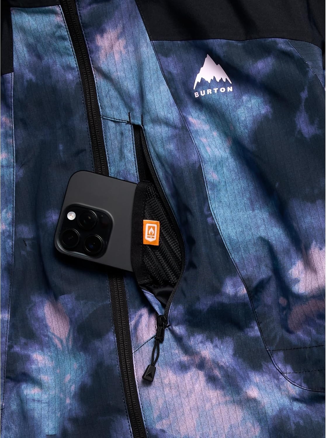 image:imageBurton Womens Reserve 2L Jacket True Black LTrue BlackCrystal Dye
