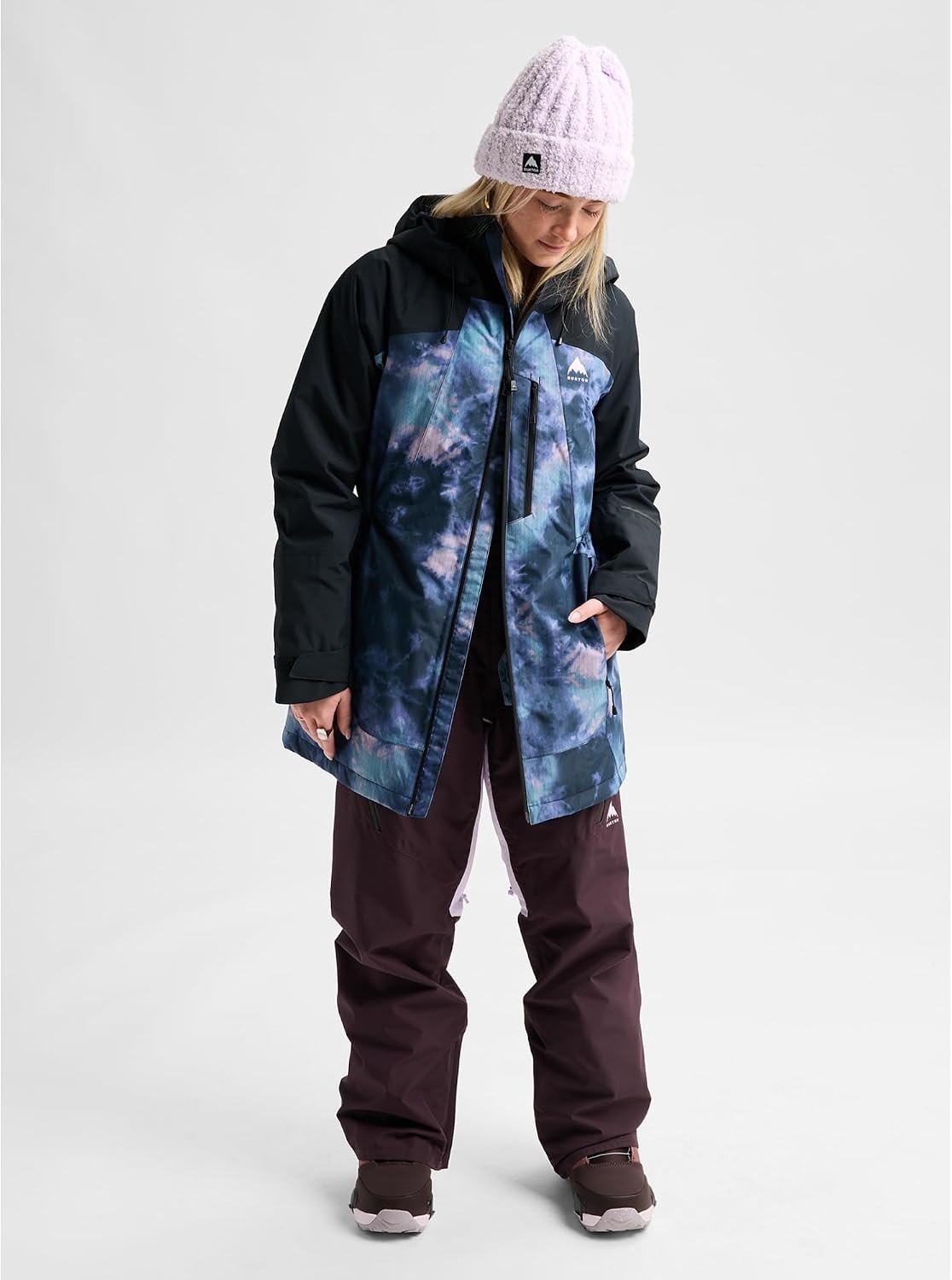 image:imageBurton Womens Reserve 2L Jacket True Black LTrue BlackCrystal Dye