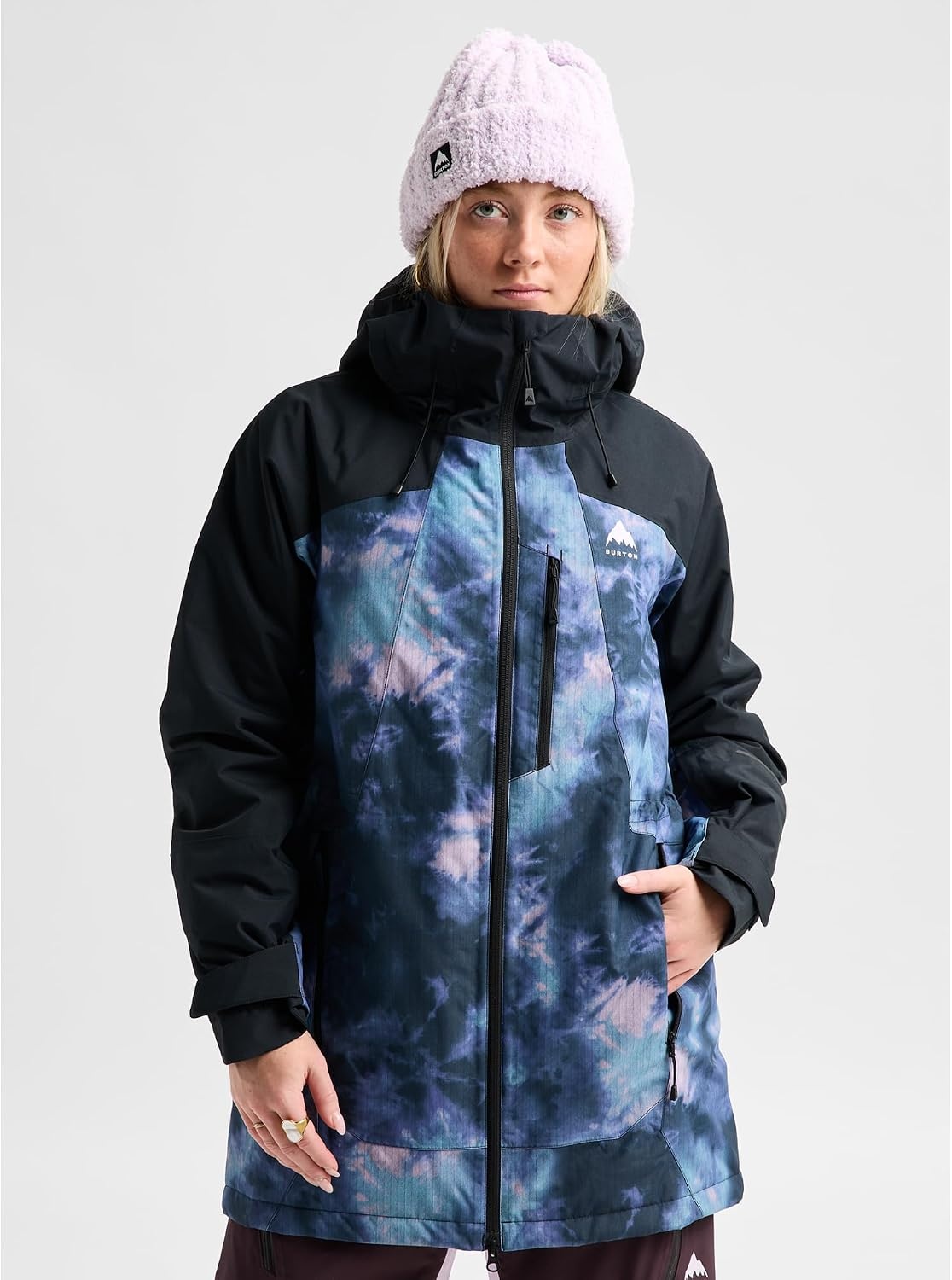 image:imageBurton Womens Reserve 2L Jacket True Black LTrue BlackCrystal Dye