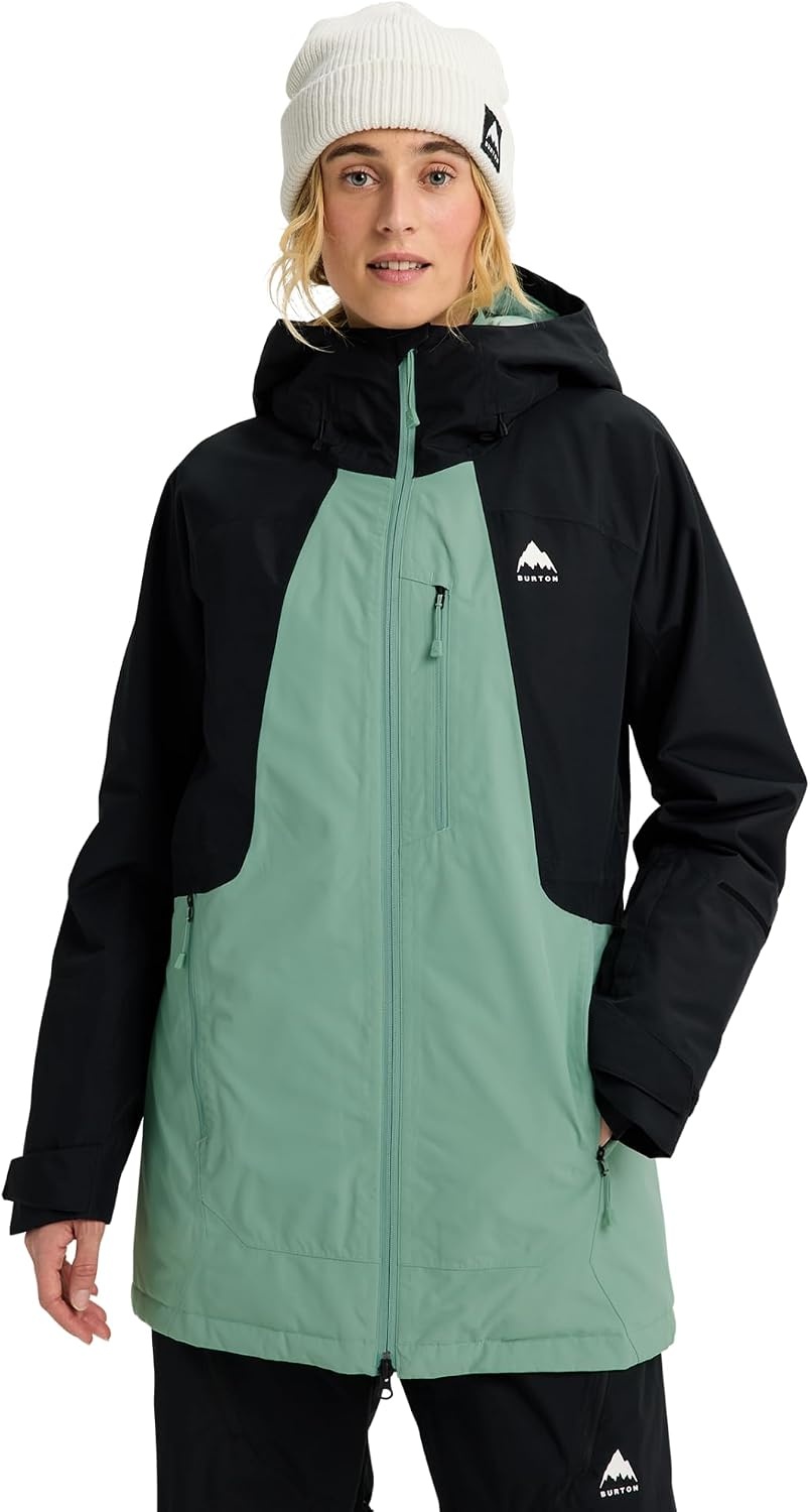 image:imageBurton Womens Reserve 2L Jacket True Black LTrue BlackSoft Sage
