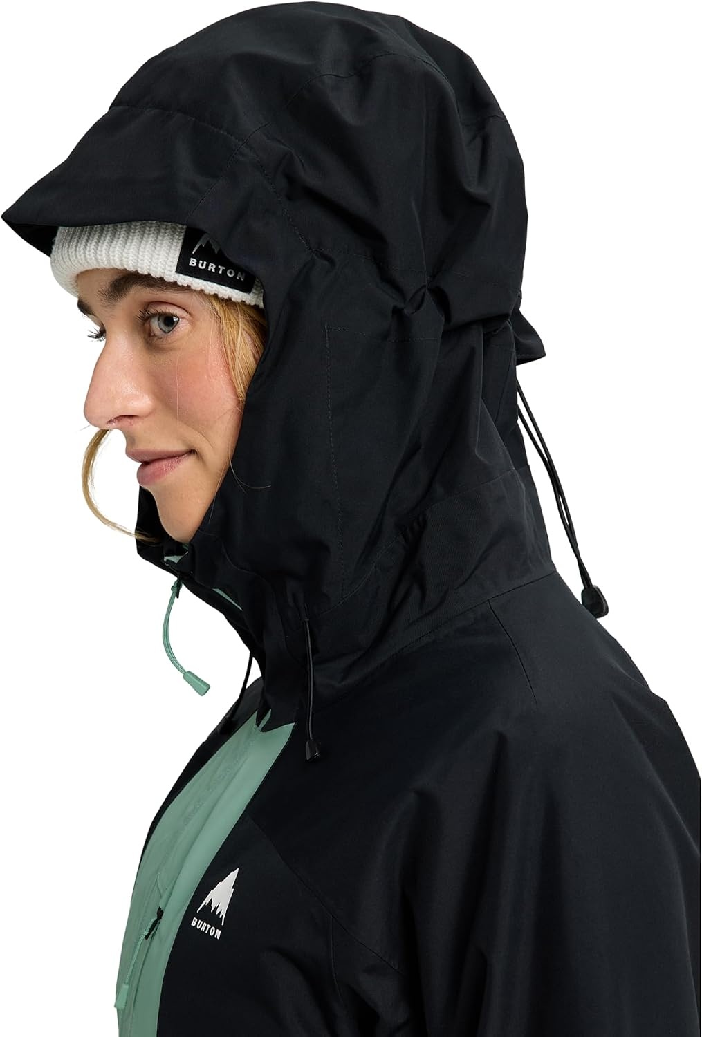 image:imageBurton Womens Reserve 2L Jacket True Black LTrue BlackSoft Sage