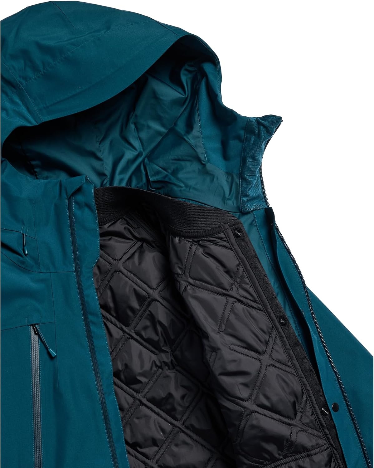 image:imageBurton Womens Reserve 2Layer 3in1 Jacket Waterproof Winter Snowboard Jacket with Removable Insulated Liner amp HoodAtlantic Teal