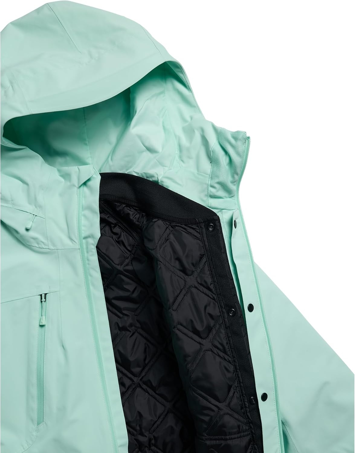 image:imageBurton Womens Reserve 2Layer 3in1 Jacket Waterproof Winter Snowboard Jacket with Removable Insulated Liner amp HoodSpring Frost