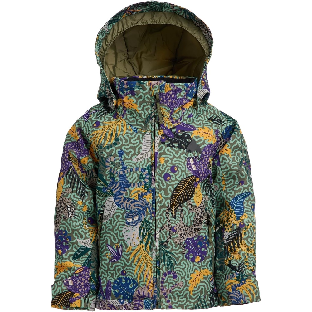 image:imageBurton Toddlers Hillslope 2Layer Insulated Jacket Waterproof Winter Coat for Boys amp Girls with Room to Grow SystemJungle Cats