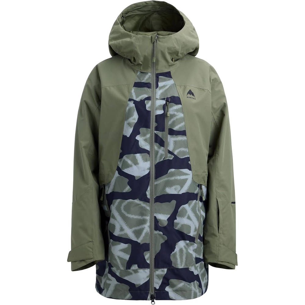 image:imageBurton Womens Reserve 2L Jacket  True Black LForest Moss  Graffiti Camo