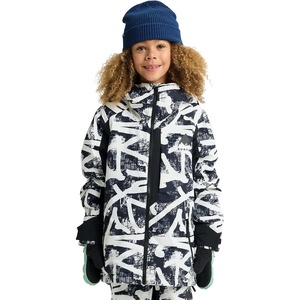 Burton Kids’ Hillslope 2-Layer Insulated Jacket(City Streets/True Black)
