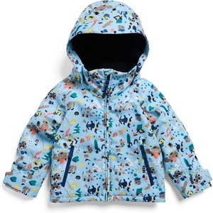 Burton Toddlers’ Hillslope 2-Layer Insulated Jacket – Waterproof Winter Coat for Boys & Girls with Room to Grow System(Critters)