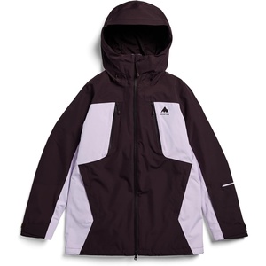 Burton Women’s Reserve 2-Layer 3-in-1 Jacket – Waterproof Winter Snowboard Jacket with Removable Insulated Liner & Hood(Bear Hug Brown/Moondust Purple)