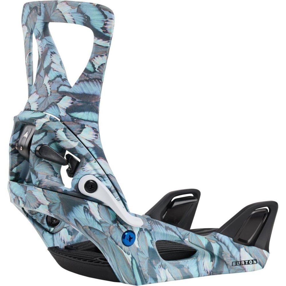 image:imageBurton Womens Step On ReFlex Snowboard BindingsBlue Butterflies