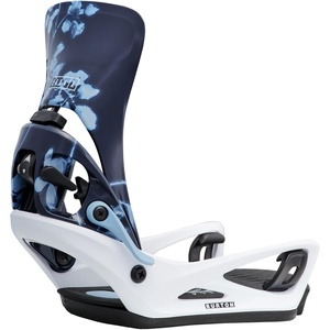 Women’s Step On® Lexa X Snowboard Bindings, Cyanotype Floral/White, Medium