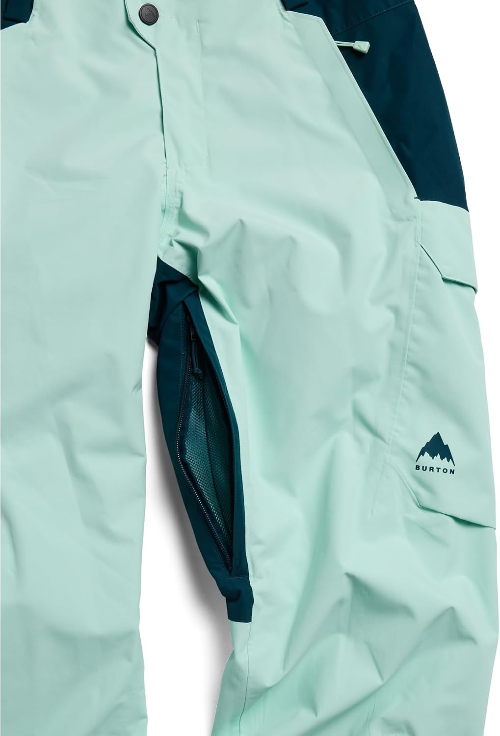 image:imageBurton Womens Reserve 2Layer Insulated Pants Waterproof Winter Snowboard PantsSpring FrostAtlantic Teal
