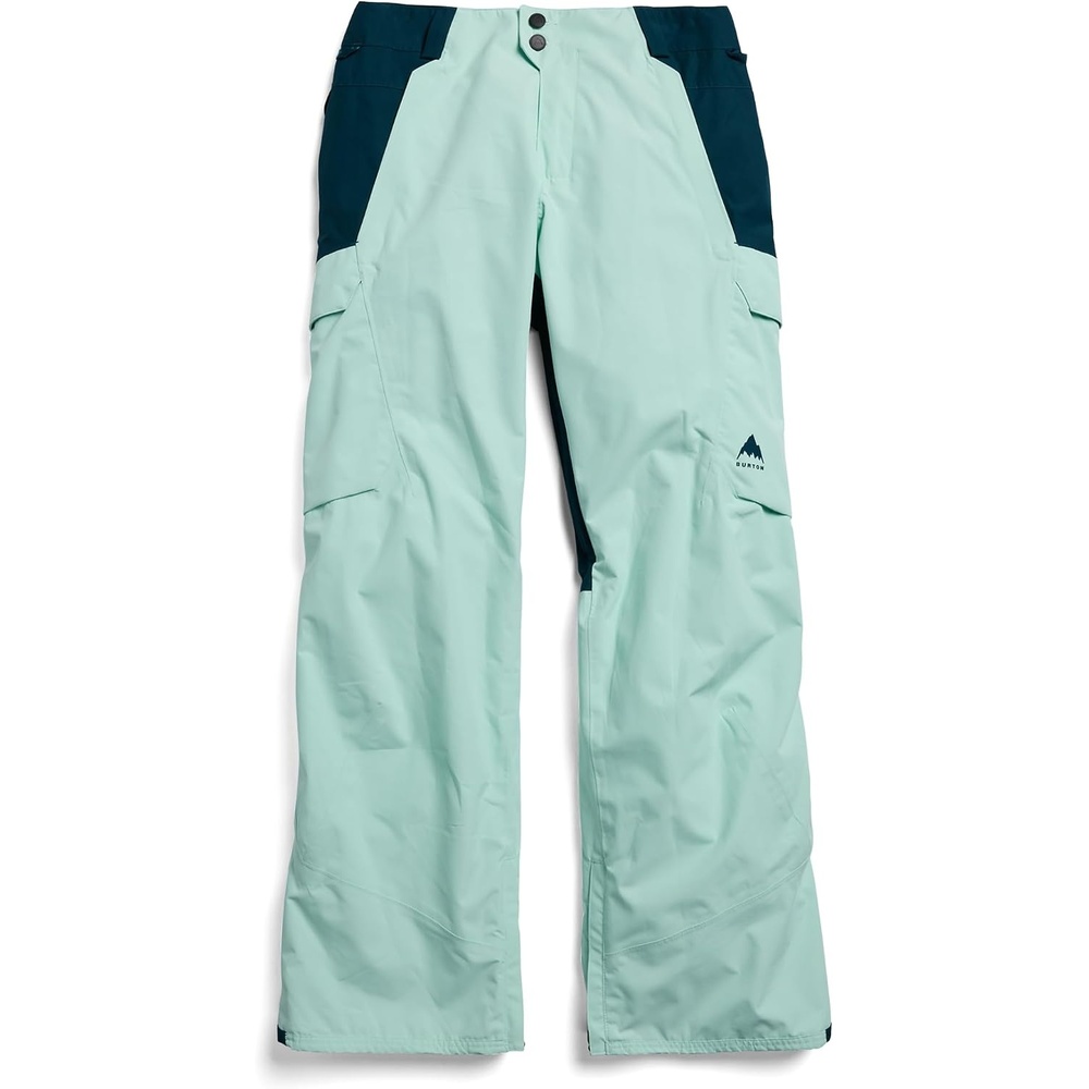 image:imageBurton Womens Reserve 2Layer Insulated Pants Waterproof Winter Snowboard PantsSpring FrostAtlantic Teal