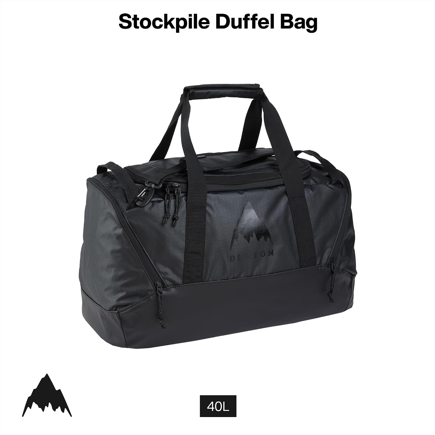 image:imageBurton Stockpile 40L DuffeTrue Black