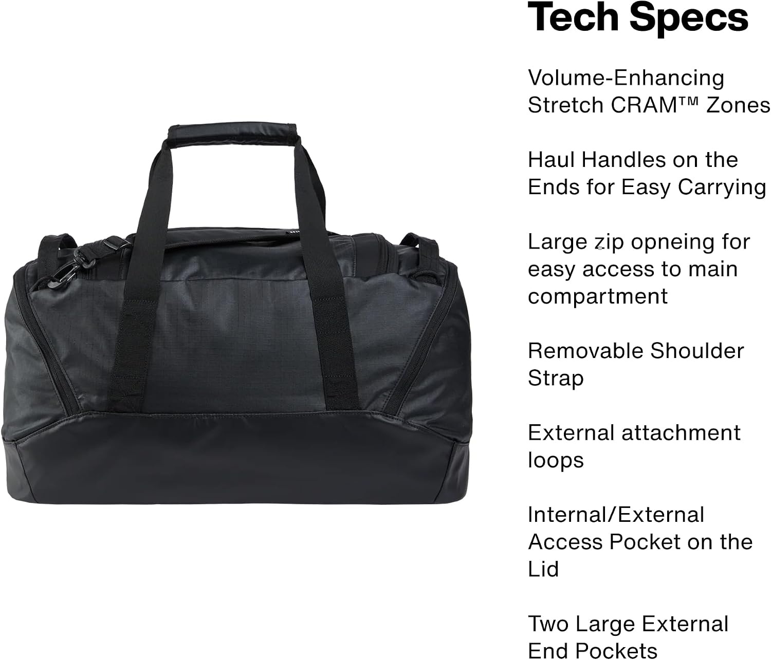 image:imageBurton Stockpile 40L DuffeTrue Black