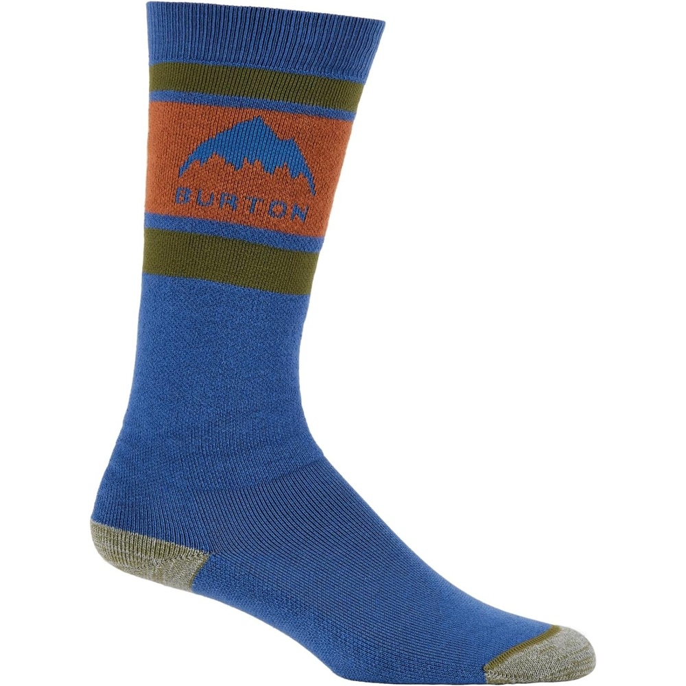image:imageBurton Womens 2Pack Weekend Midweight Winter Socks Warm Snowboard Socks with Arch Support amp Reinforced Toe amp HeelTwilight Blue
