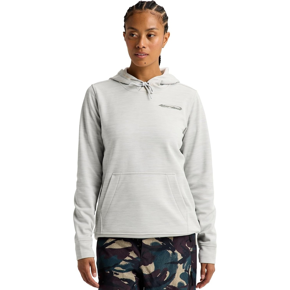 image:imageBurton Womens Oak Pullover HoodieGray Cloud Htr