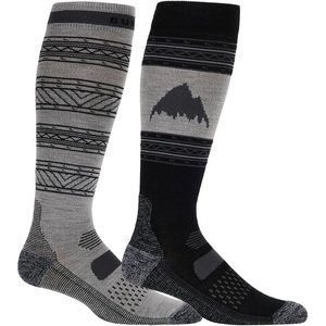 Burton Men’s Performance Lightweight Socks (2 Pack)(True Black)