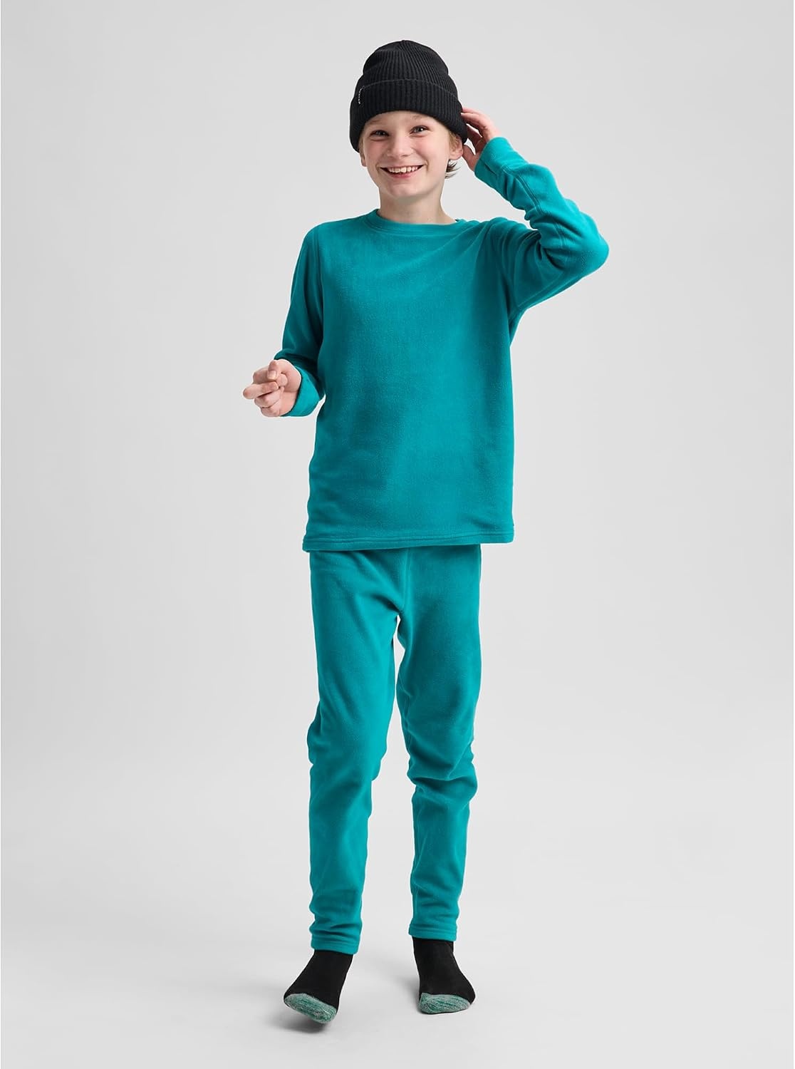 image:imageBurton Kids Fleece Base Layer SetPacific Teal