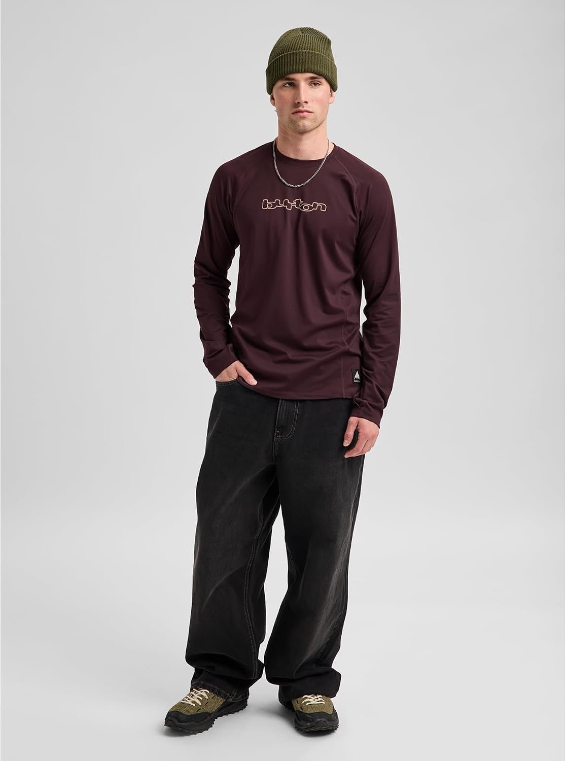 image:imageBurton Mens Synthetic Midweight Base Layer CrewBear Hug Brown