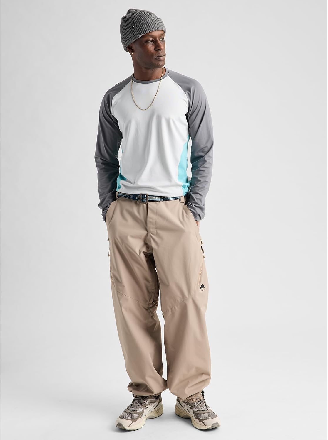 image:imageBurton Mens Synthetic Midweight Base Layer CrewGray CloudGotham GrayMineral Blue
