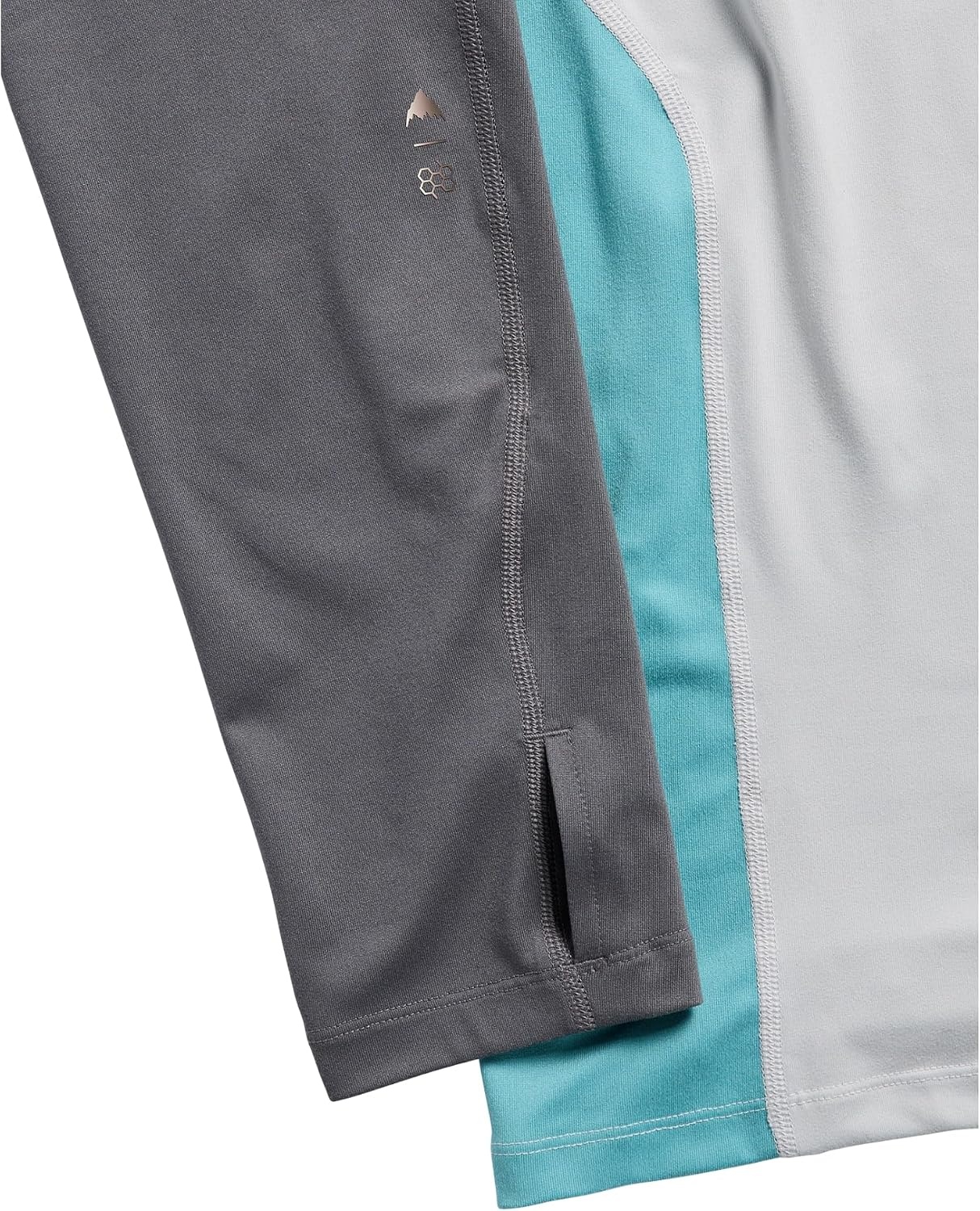 image:imageBurton Mens Synthetic Midweight Base Layer CrewGray CloudGotham GrayMineral Blue