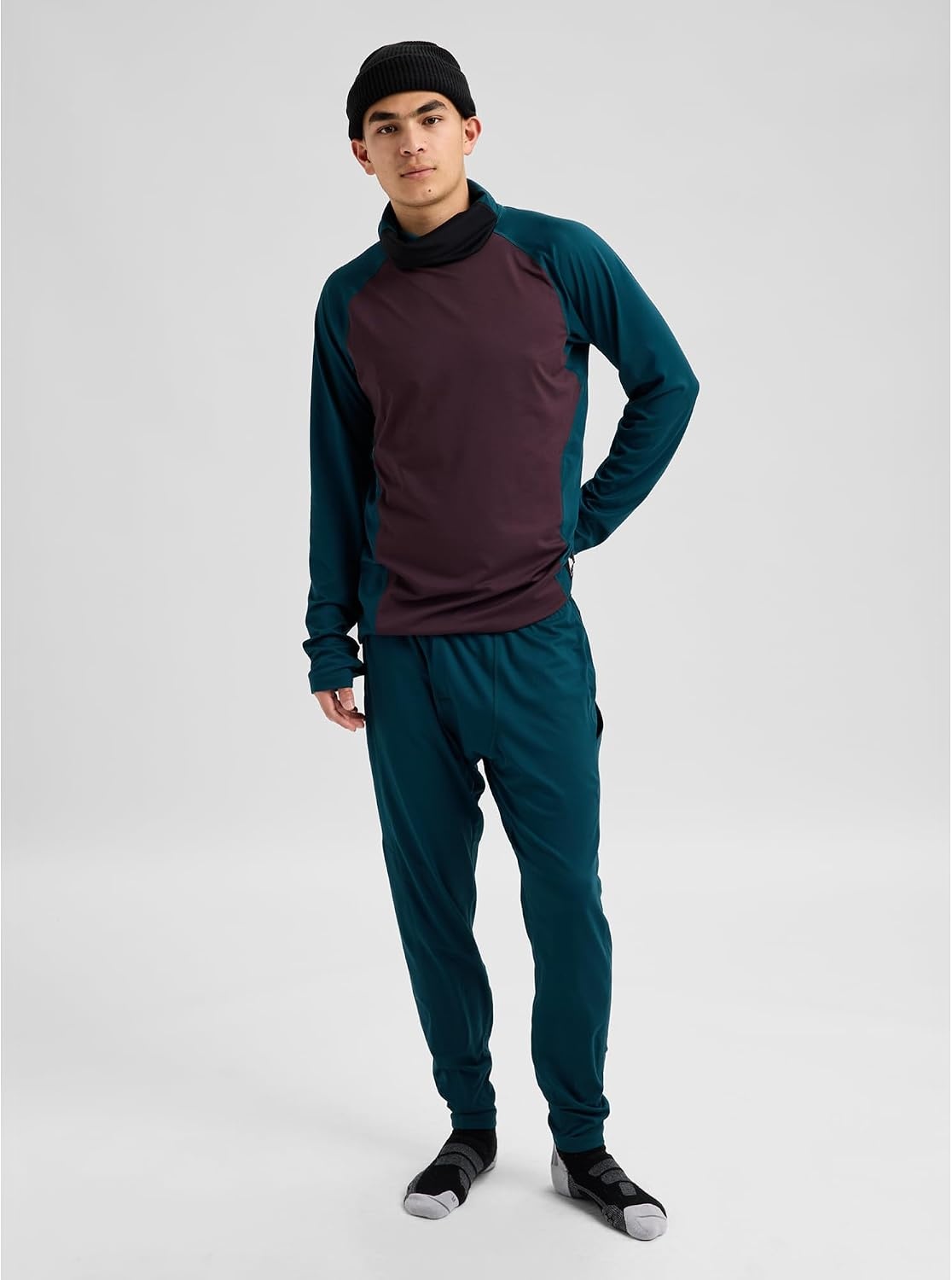 image:imageBurton Mens Synthetic Midweight Base Layer Pants Atlantic Teal Large