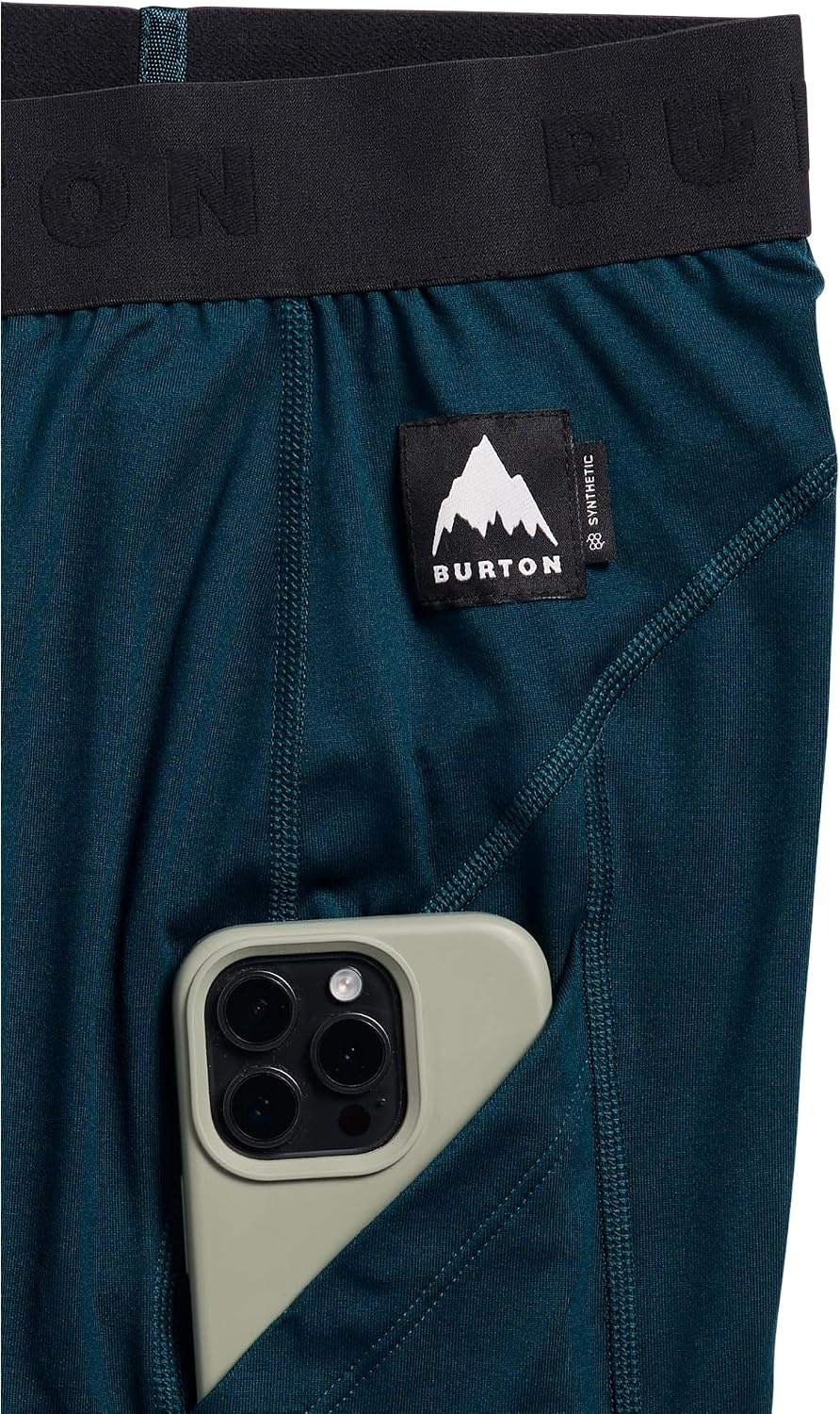 image:imageBurton Mens Synthetic Midweight Base Layer Pants Atlantic Teal Large