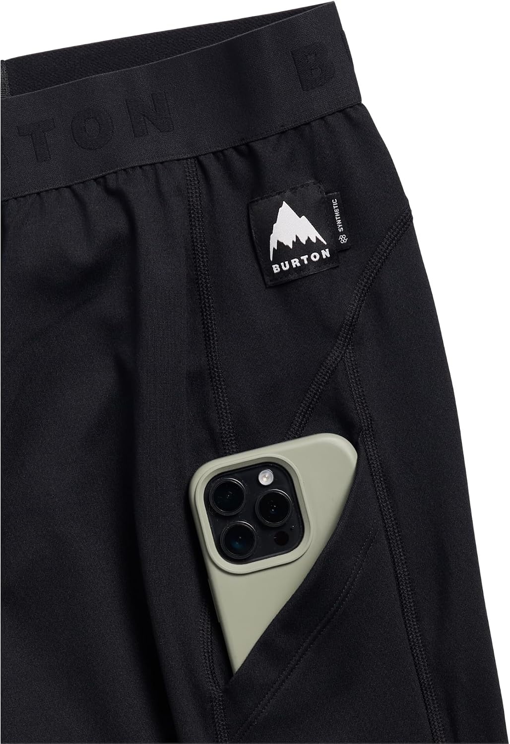 image:imageBurton Mens Synthetic Midweight Base Layer Pants True Black Large